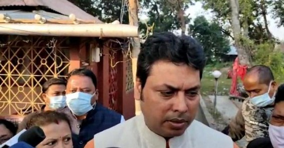 Tripura CM Biplab Deb worshipped for Narendra Modi’s long live at Meher Kalibari Tripura CM Biplab Deb worshipped for Narendra Modi’s long live at Meher Kalibari